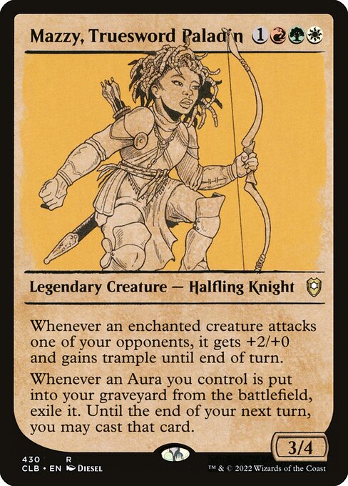 Mazzy, Truesword Paladin from Commander Legends: Battle for Baldur's Gate