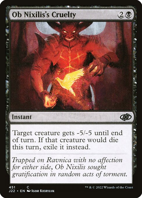 Ob Nixilis's Cruelty from Jumpstart 2022