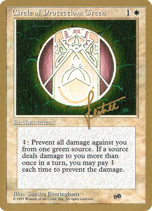 Circle of Protection: Green from Pro Tour Collector Set