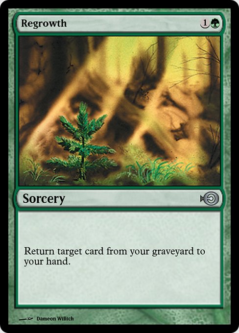 Regrowth from Magic Online Promos