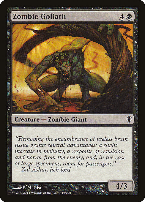 Zombie Goliath highlighted card art