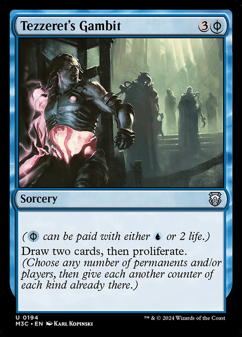 Tezzeret's Gambit from Modern Horizons 3 Commander