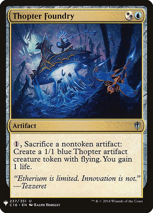 Thopter Foundry from The List