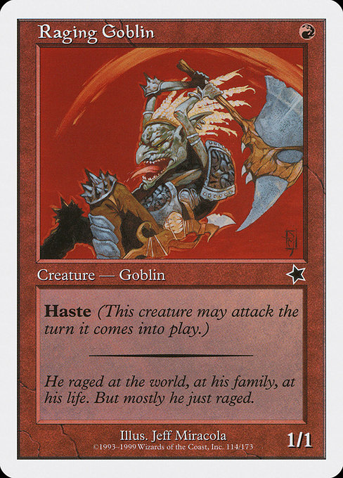 Raging Goblin from Starter 1999