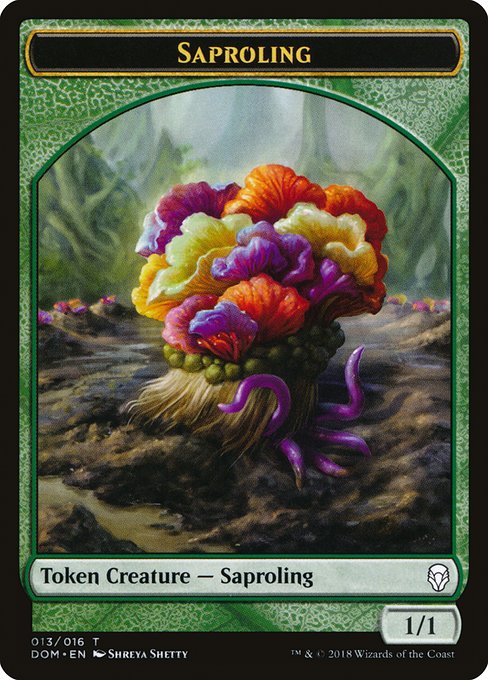 Saproling from Dominaria Tokens