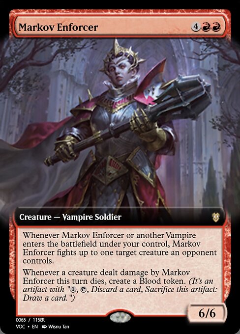 Markov Enforcer highlighted card art