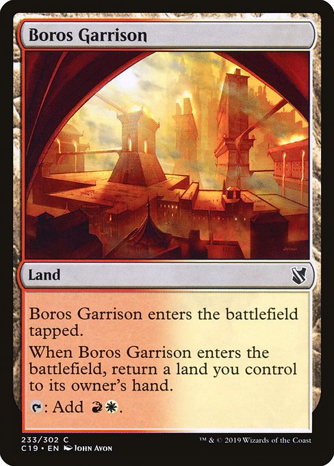Boros Garrison from Commander 2019