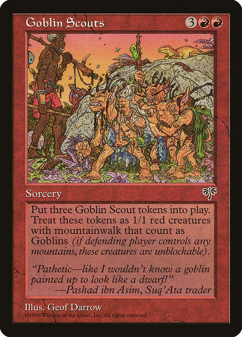 Goblin Scouts highlighted card art