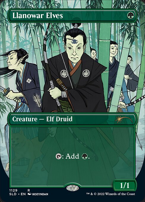 Llanowar Elves from Secret Lair Drop