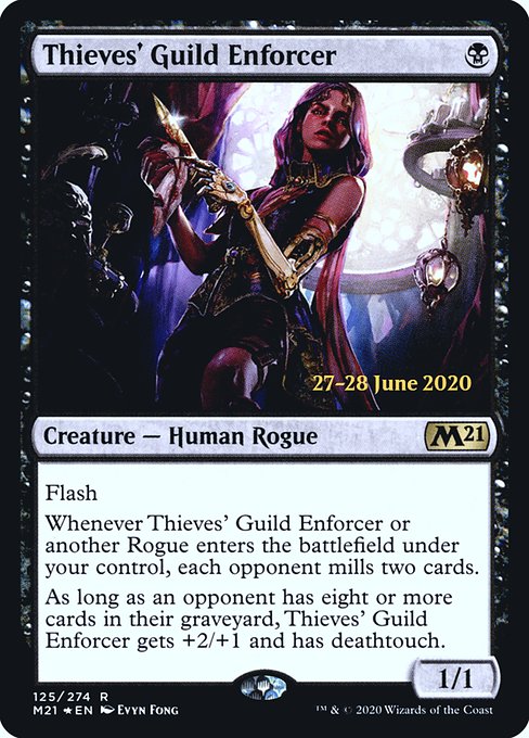 Thieves' Guild Enforcer from Core Set 2021 Promos
