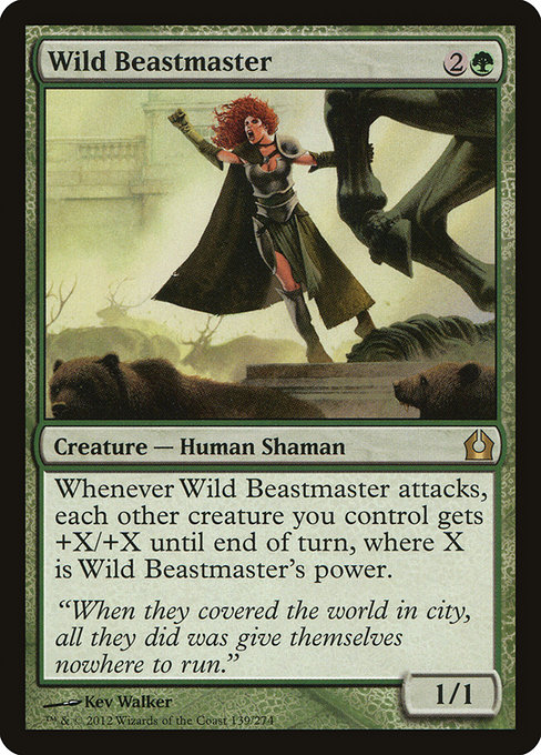 Wild Beastmaster from Return to Ravnica