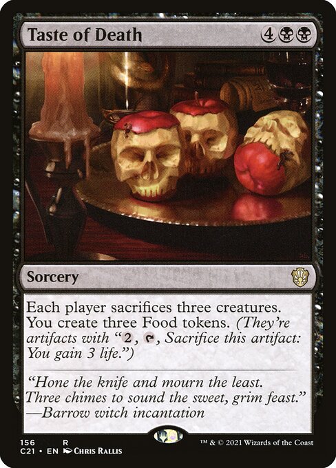 Taste of Death highlighted card art