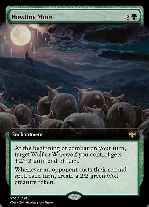 Howling Moon highlighted card art
