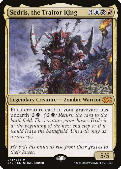 Sedris, the Traitor King from Double Masters 2022