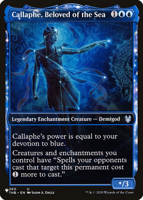 Callaphe, Beloved of the Sea highlighted card art