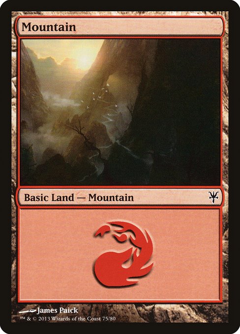 Mountain from Duel Decks: Sorin vs. Tibalt