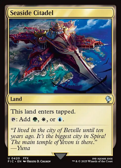 Seaside Citadel highlighted card art