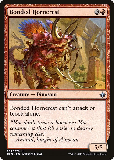 Bonded Horncrest highlighted card art