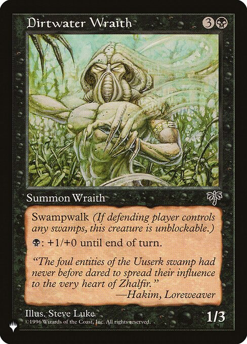 Dirtwater Wraith highlighted card art