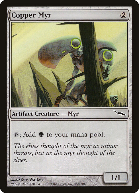 Copper Myr from Mirrodin