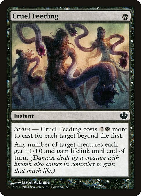 Cruel Feeding highlighted card art
