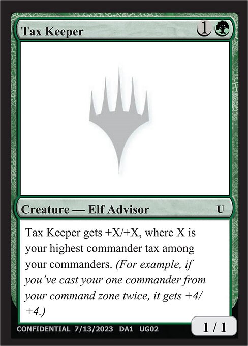 Tax Keeper highlighted card art