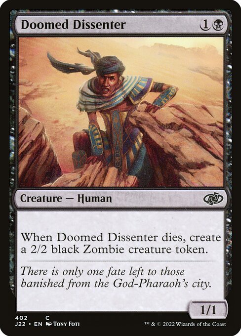 Doomed Dissenter from Jumpstart 2022