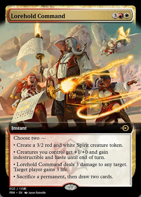 Lorehold Command highlighted card art
