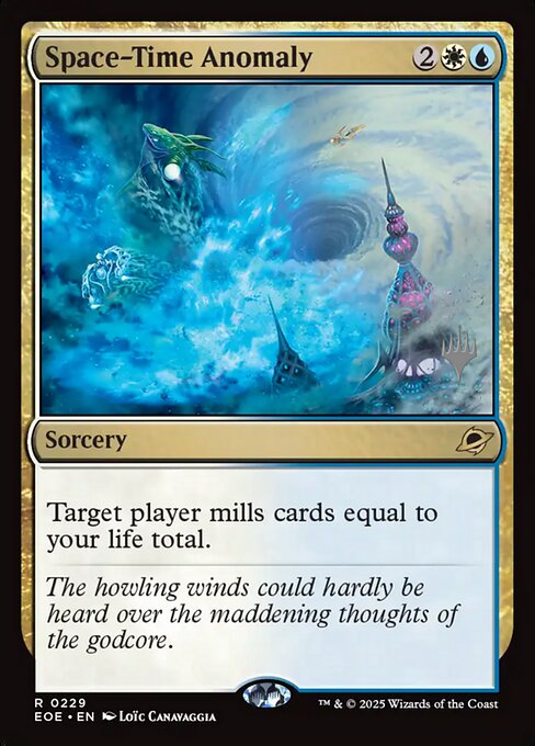 Space-Time Anomaly highlighted card art