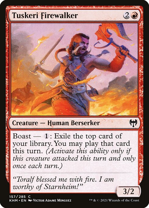 Tuskeri Firewalker highlighted card art