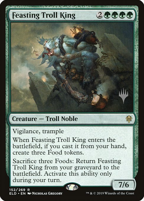 Feasting Troll King from Throne of Eldraine Promos