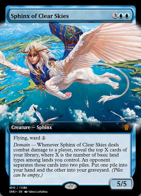 Sphinx of Clear Skies highlighted card art
