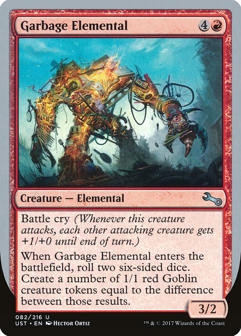 Garbage Elemental highlighted card art