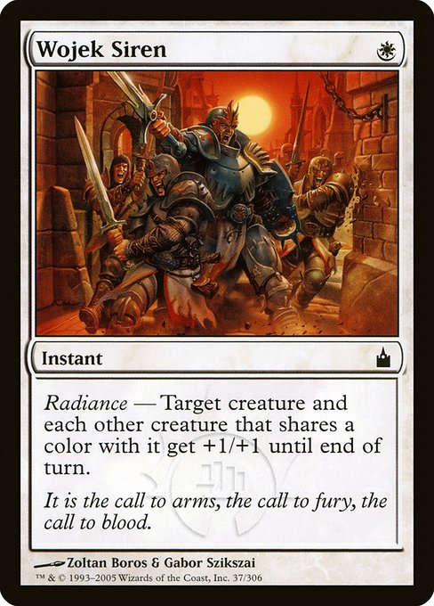 Wojek Siren highlighted card art