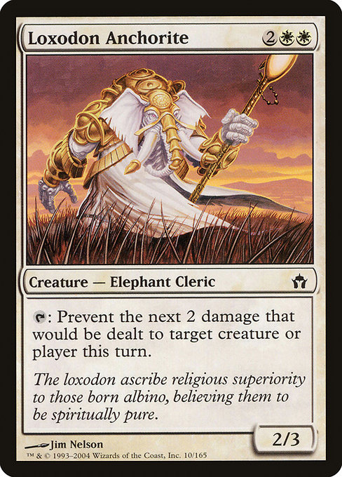 Loxodon Anchorite highlighted card art