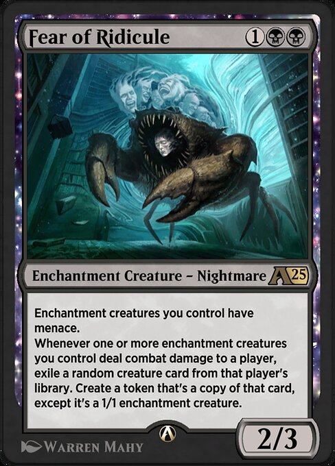 Fear of Ridicule highlighted card art