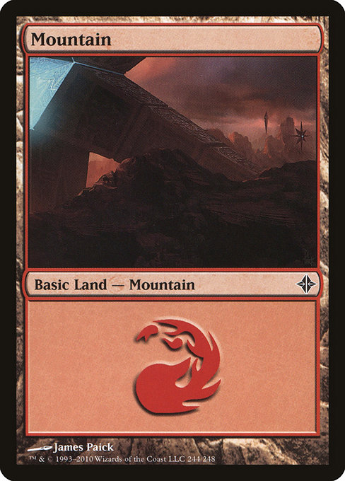 Mountain from Rise of the Eldrazi