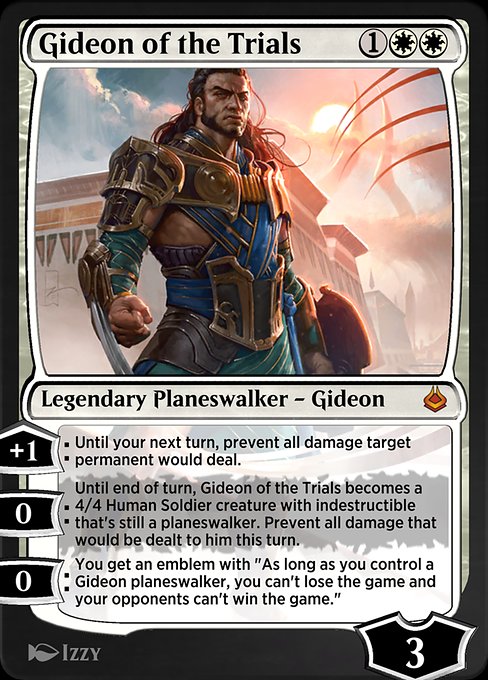 Gideon of the Trials highlighted card art