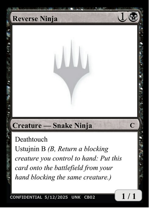 Reverse Ninja from Unknown Event