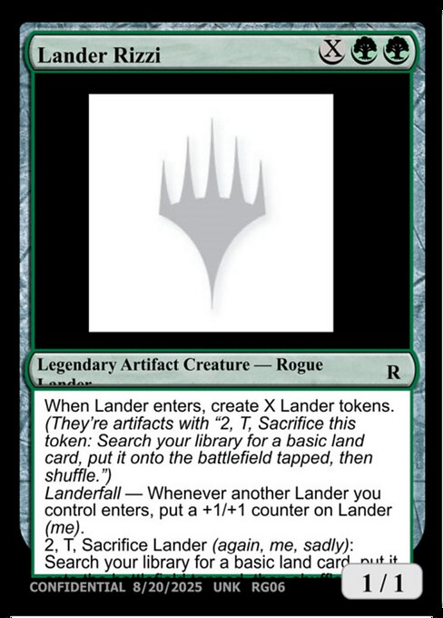 Lander Rizzi highlighted card art