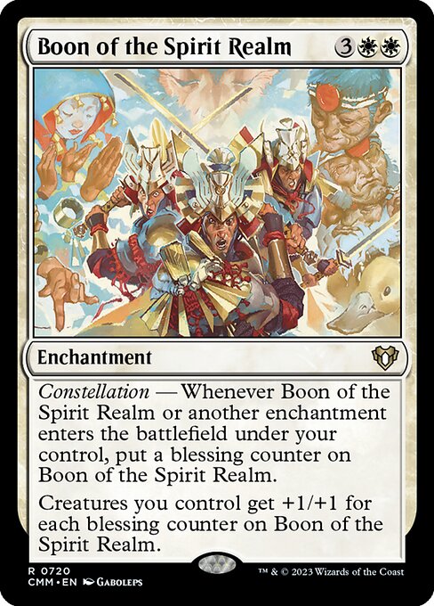 Boon of the Spirit Realm from Commander Masters