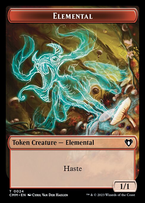 Elemental from Commander Masters Tokens