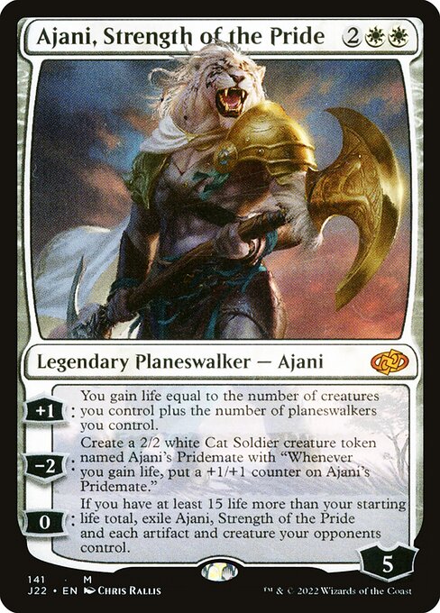 Ajani, Strength of the Pride highlighted card art