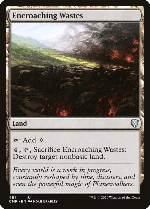 Encroaching Wastes from Commander Legends