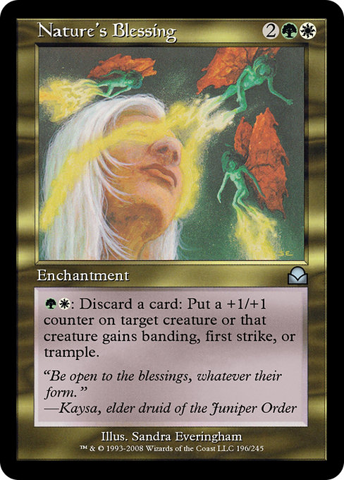 Nature's Blessing highlighted card art