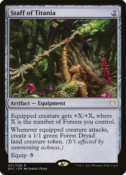 Staff of Titania from The Brothers' War Commander