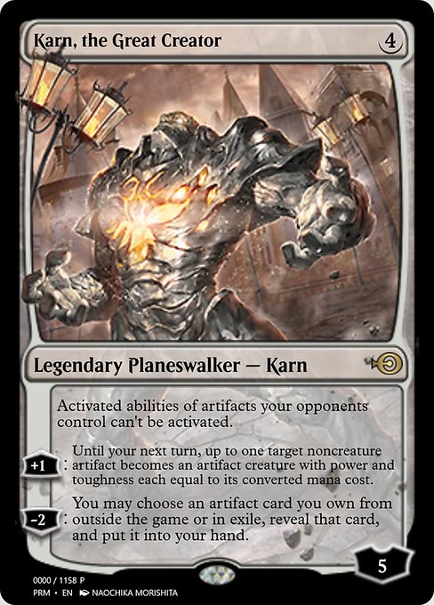 Karn, the Great Creator from Magic Online Promos