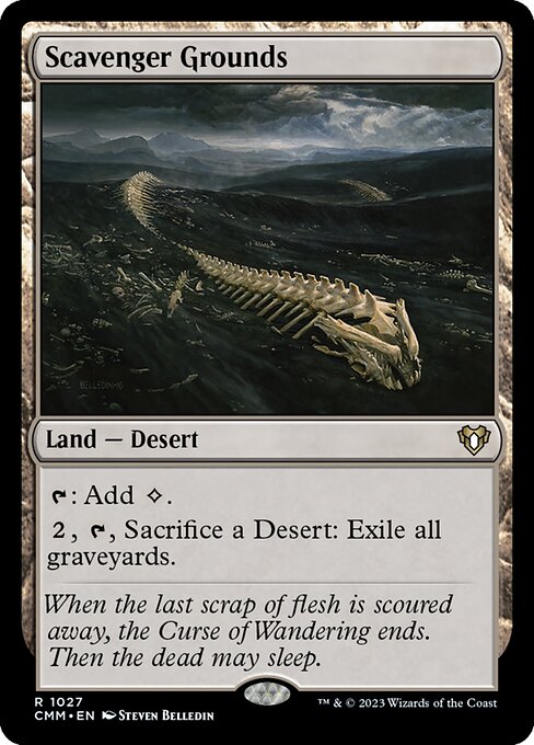 Scavenger Grounds from Commander Masters