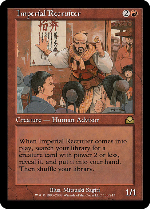 Imperial Recruiter from Masters Edition II