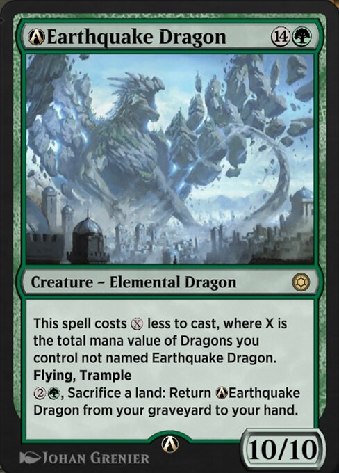 A-Earthquake Dragon highlighted card art
